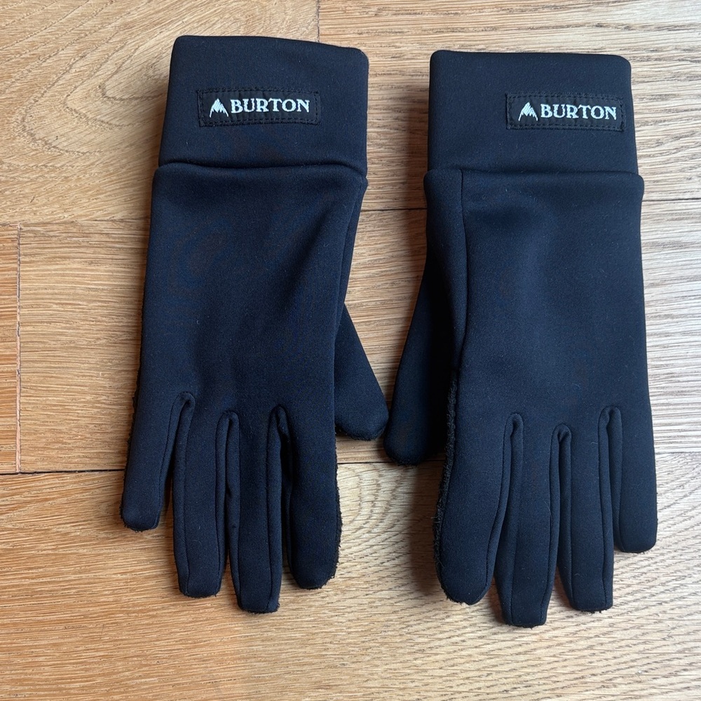 Burton Kids Black Gloves - Lightweight Performance Winter Gloves